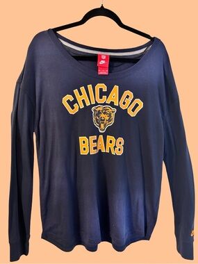 Nike Navy Chicago Bears Long Sleeve Women's Jersey